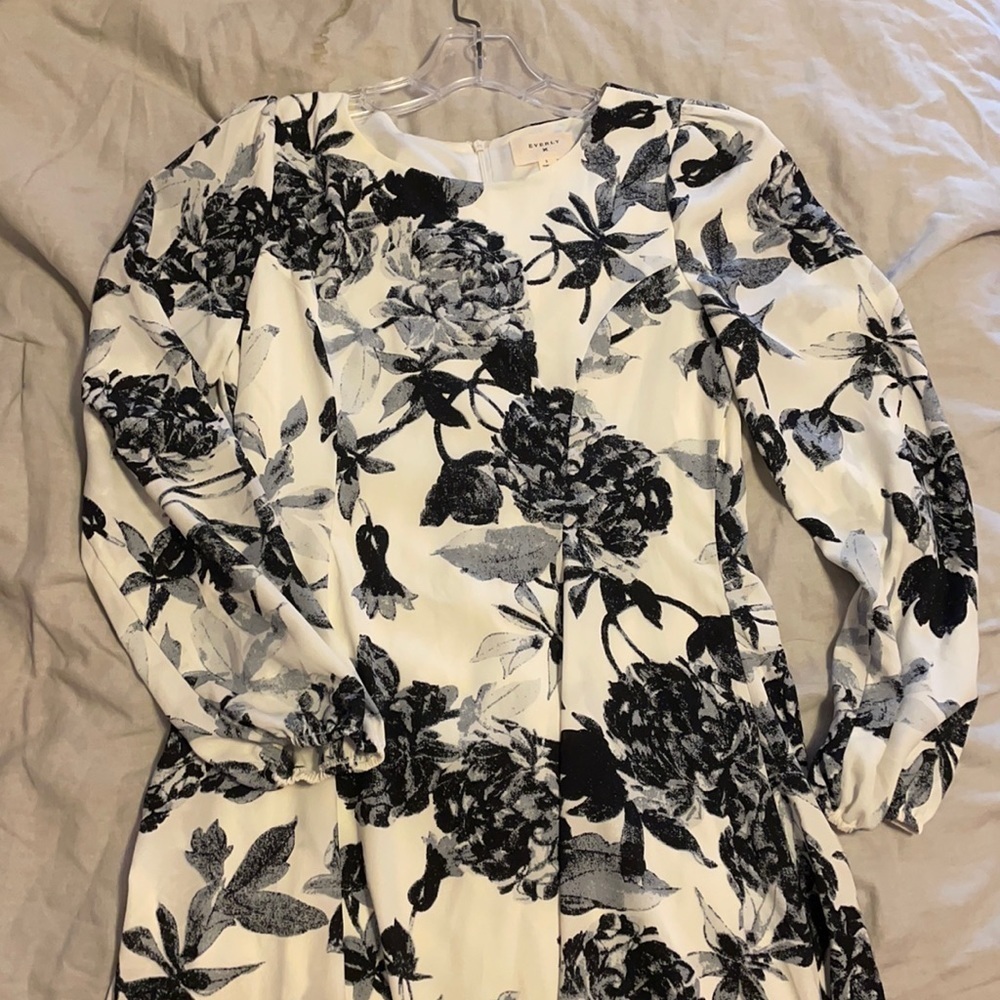 Nordstrom floral print long sleeve dress